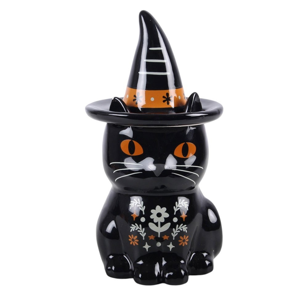 Something Different - Frightful Folk Black Cat Oliebrander - Multicolours
